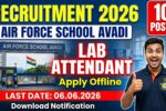Air Force School Avadi Recruitment 2026