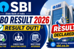 SBI CBO Result 2026