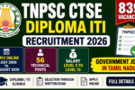 TNPSC CTSE Diploma ITI Recruitment 2026