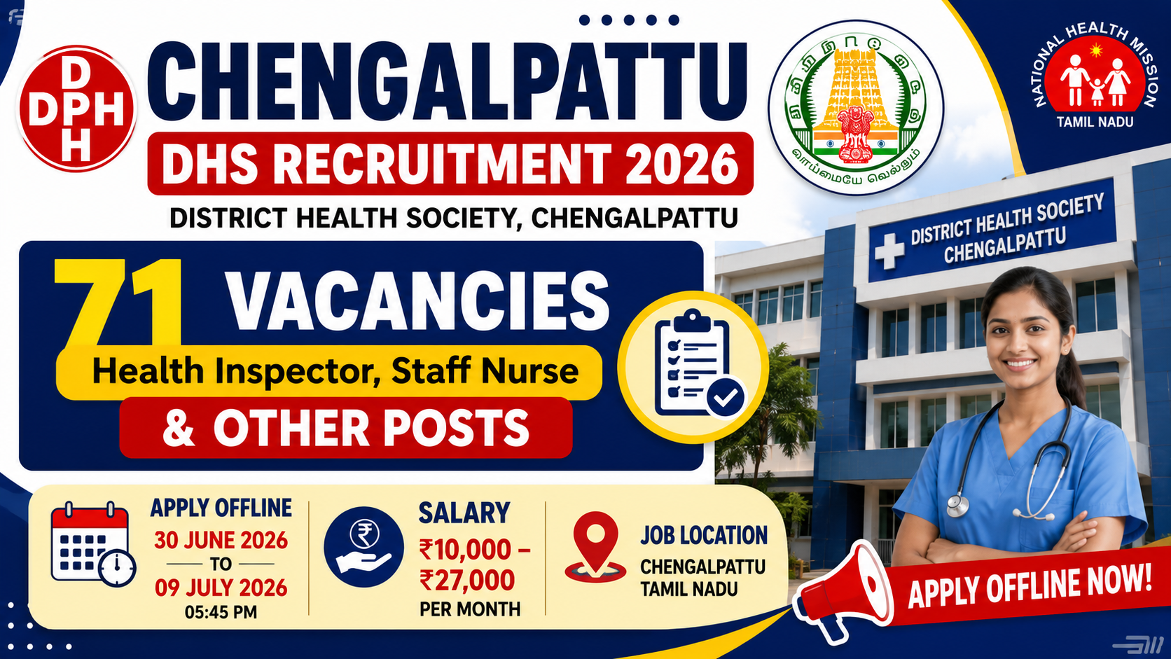 Chengalpattu DHS Recruitment 2026