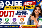 OJEE 2nd/Special Result 2026