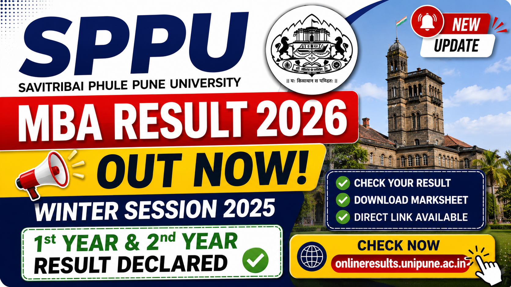 SPPU MBA Result 2026