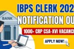 IBPS Clerk Notification 2026