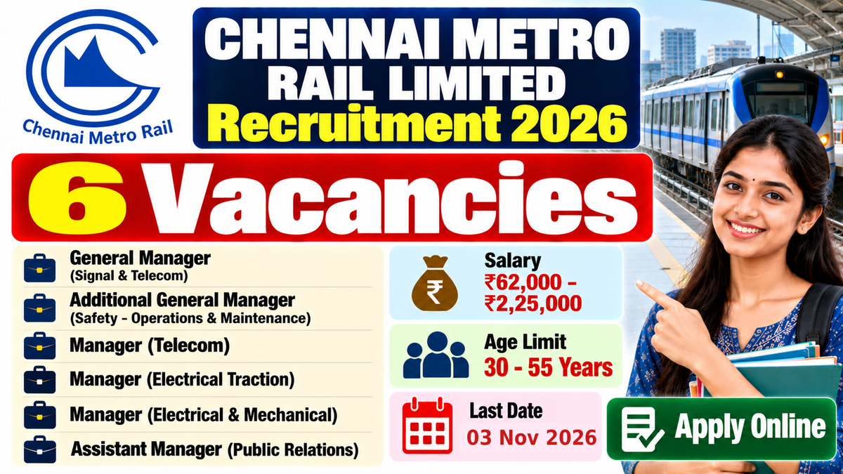 CMRL Recruitment 2026