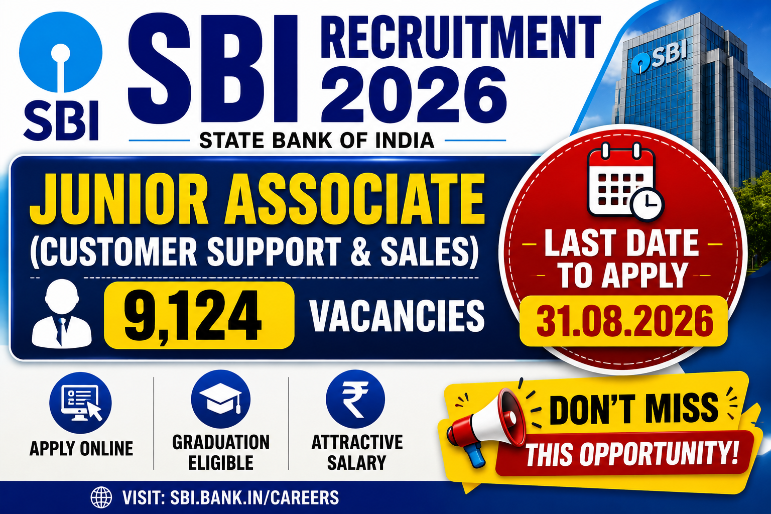 SBI Clerk Recruitment 2026