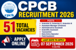 CPCB Recruitment 2026