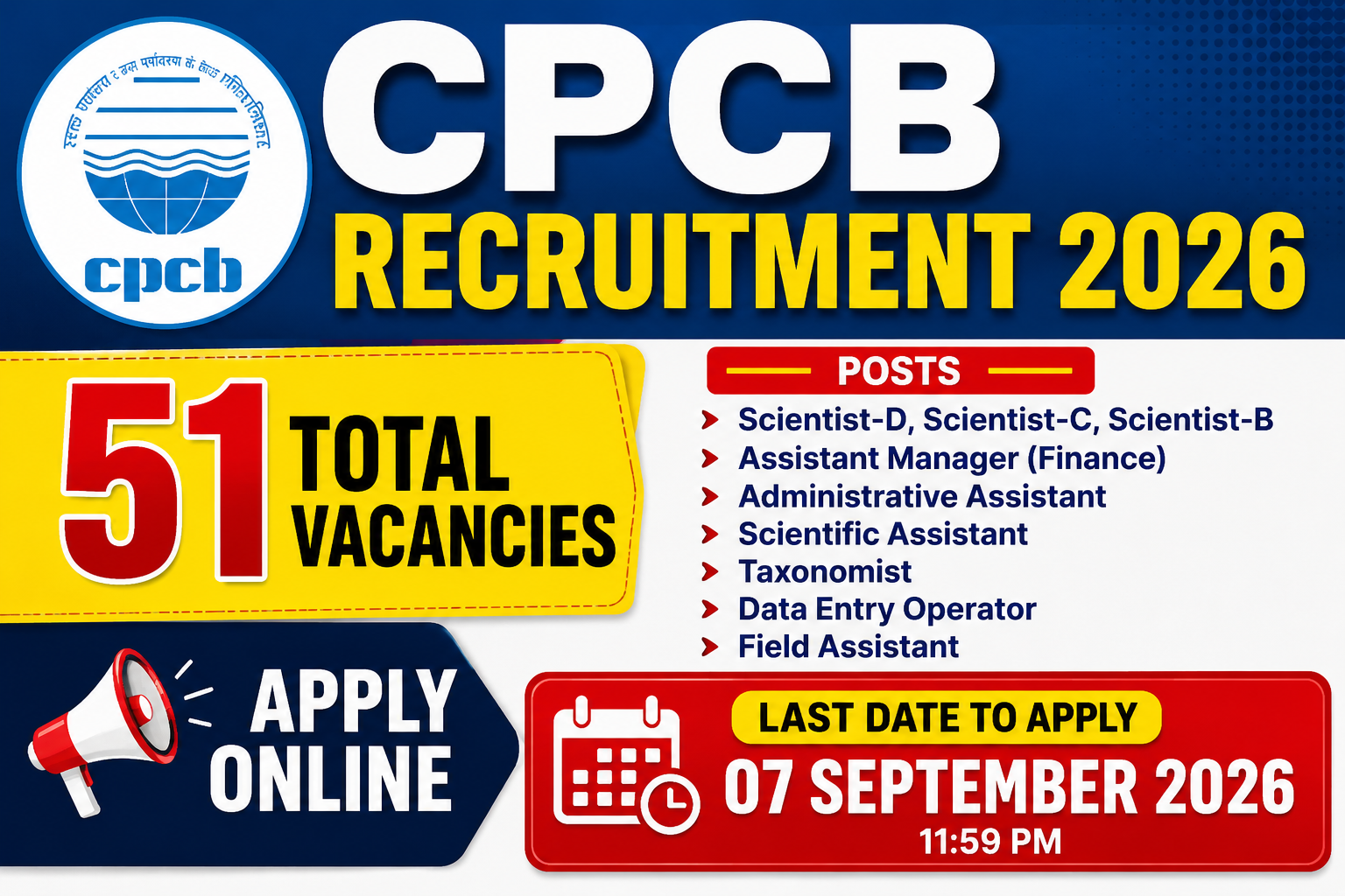 CPCB Recruitment 2026