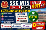 SSC MTS Result 2026