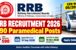 RRB Paramedical Recruitment 2026