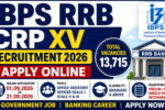 IBPS RRB CRP XV Recruitment 2026