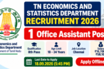 TN Economics and Statistics Department Recruitment 2026