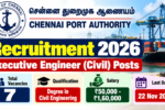 Chennai Port Authority Recruitment 2026