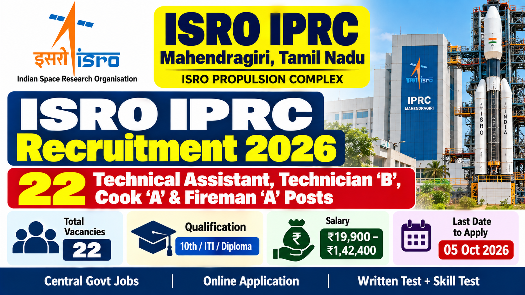 ISRO IPRC Recruitment 2026