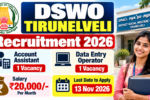 DSWO Tirunelveli Recruitment 2026